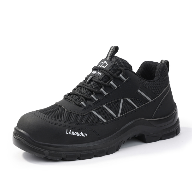 LANOUDUN Abrasion Resistant Breathable Slip Resistant Low top Outdoor Shoes Men’s Black
