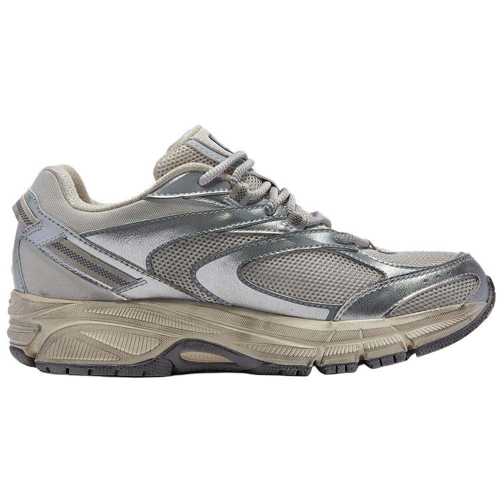 Saucony Cohesion 2K Abrasion Resistant Low top Running Shoes Unisex Silver