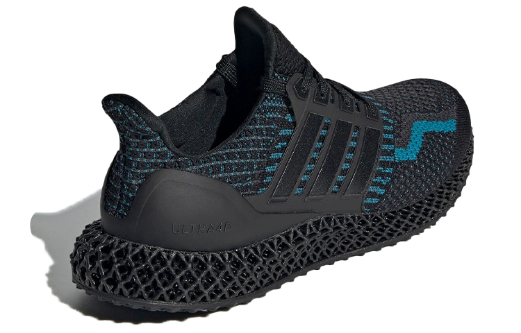 Мужские кроссовки adidas ULT TPU (черно-синие) — Чёрный / синий — фото 4