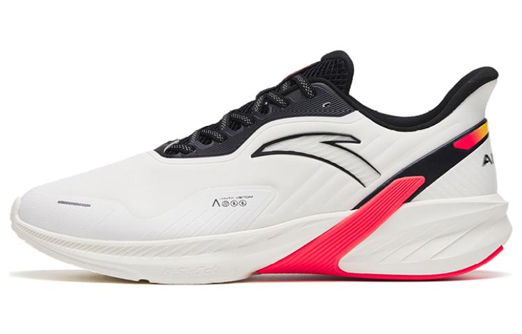 Anta DuCi4 Cushioning Slip Resistant Low top Running Shoes Men's White Black Red