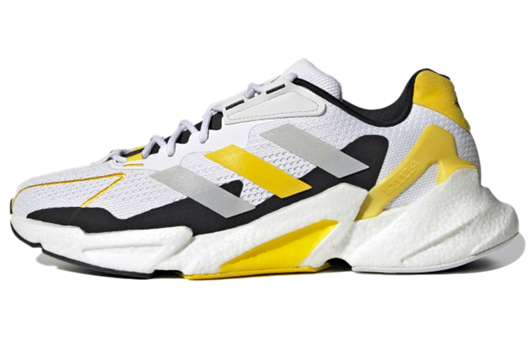 Adidas X9000l4 Comfortable Abrasion Resistant Cushioning Low top Running Shoes Men's White Yellow Black