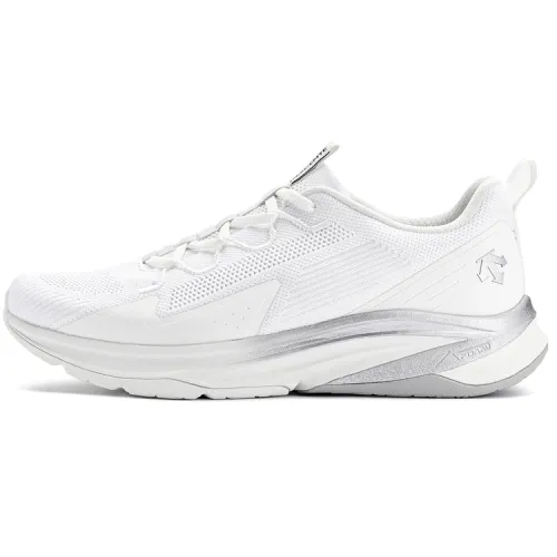 DESCENTE RUNNING Breathable And Resilient Low top Running Shoes Men's White