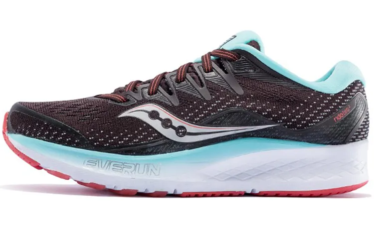 Saucony Ride ISO2 Running Shoes Women's Low Top Blue Brown