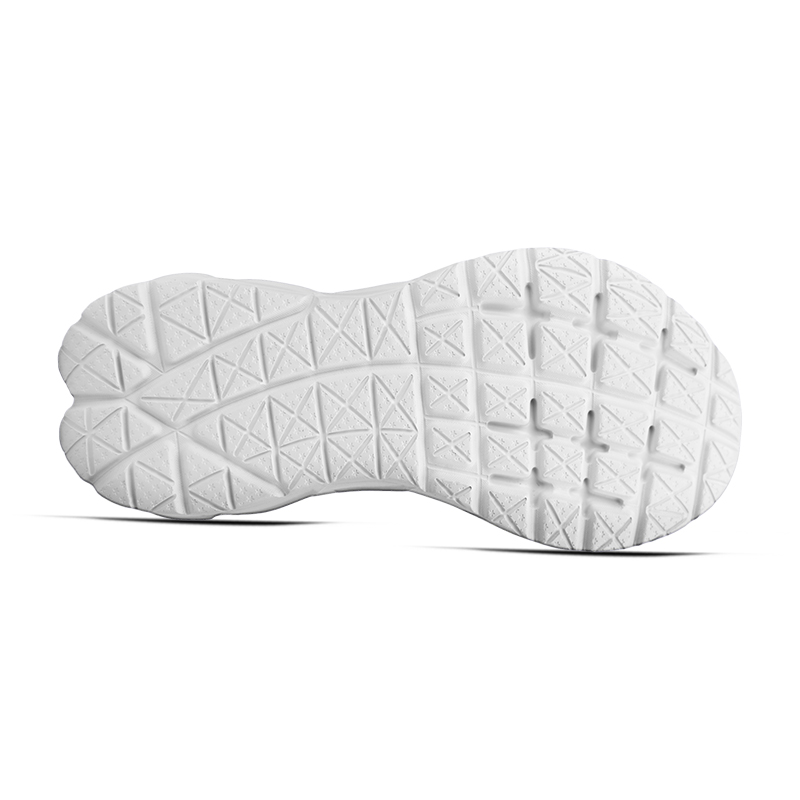 JNDO Couple Cushioning Breathable Cushioning Breathable Low top Running Shoes Unisex White