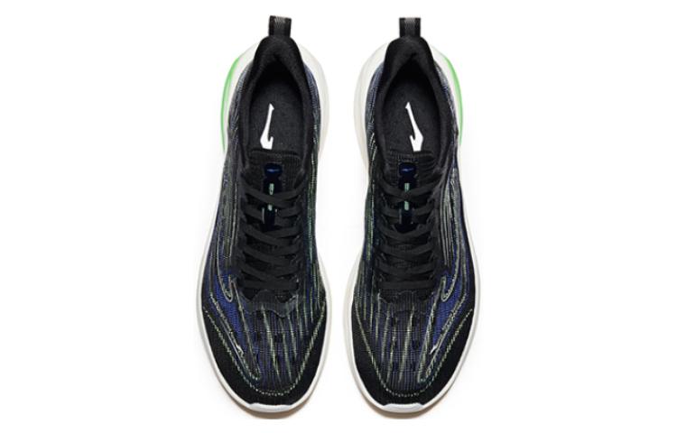 Erke Comfortable Slip Resistant, Abrasion Resistant, Breathable Low top Casual Running Shoes Men’s Black Blue Green