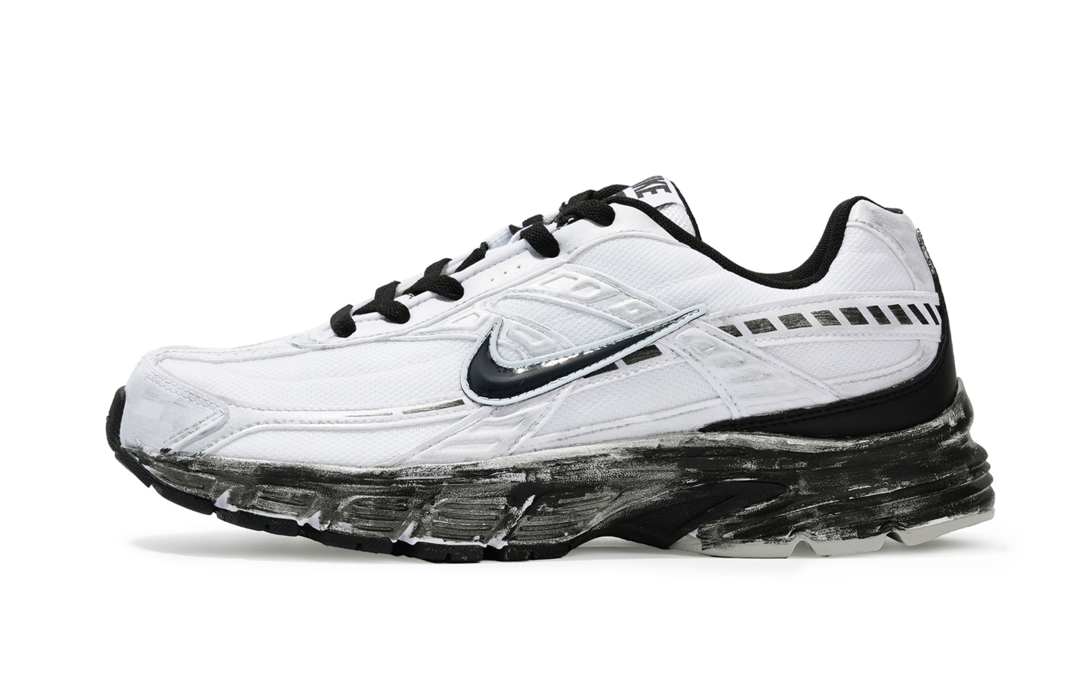 Nike Initiator Abrasion Resistant Low top Running Shoes Unisex Silver
