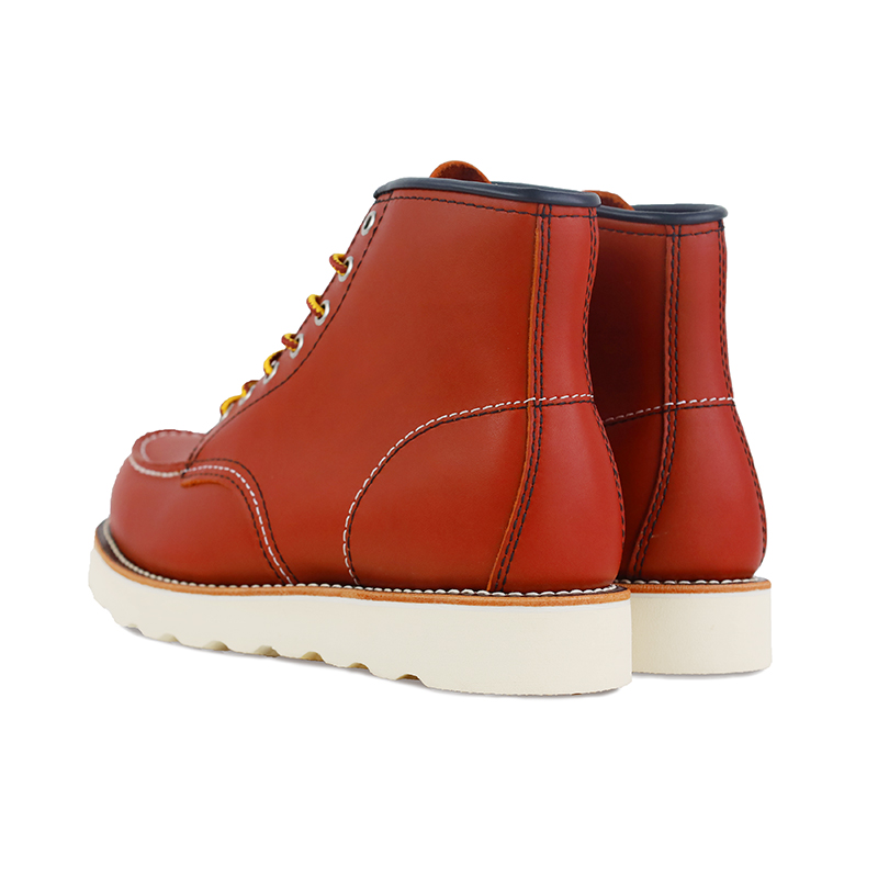 ROCKEY BAND Classic 875 Work Boots Outdoor Vintage Combat Boots Women’s Red Brown
