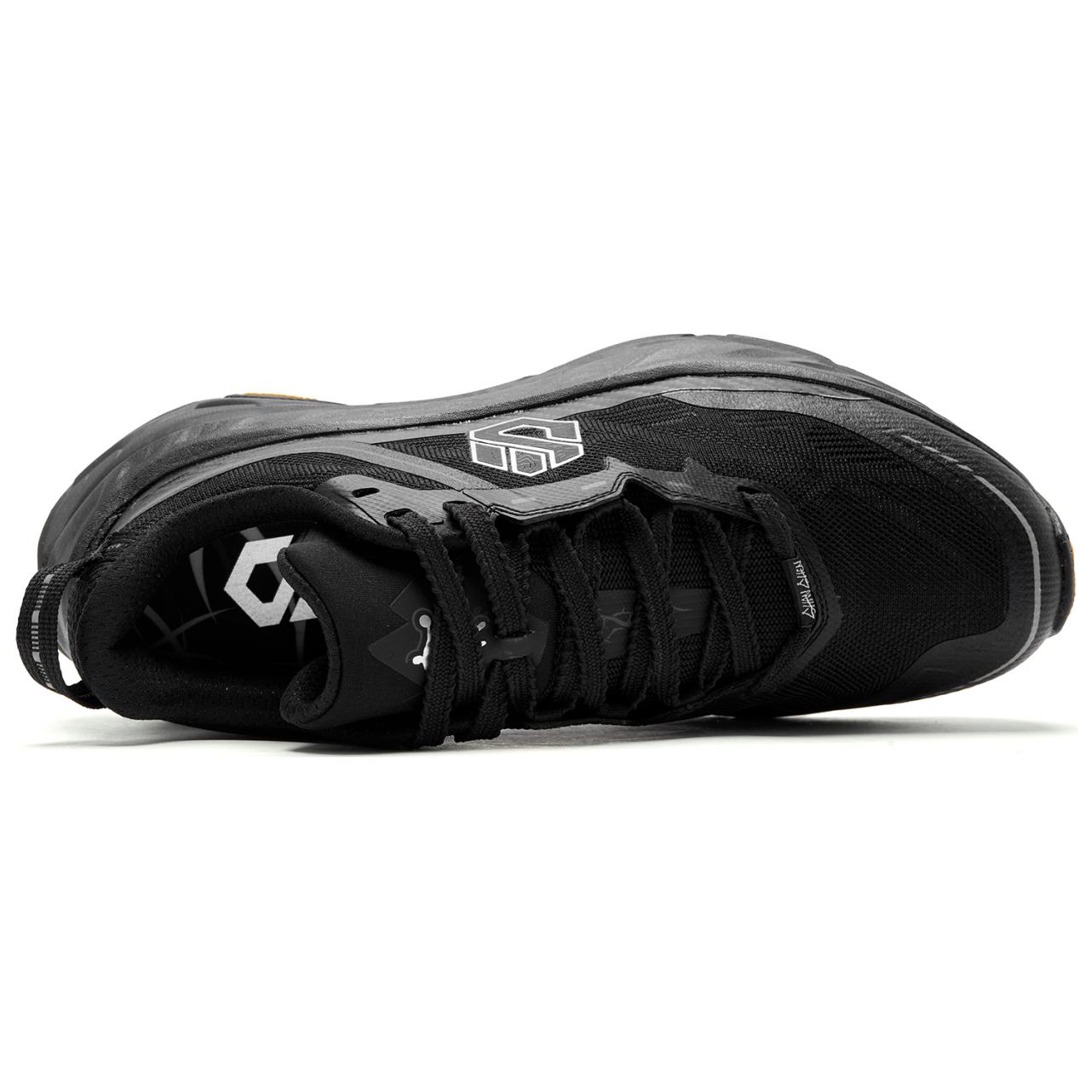 QIAODAN Mountain God 2.0 Running Shoes Men’s Low Top Black/Lightning Gray
