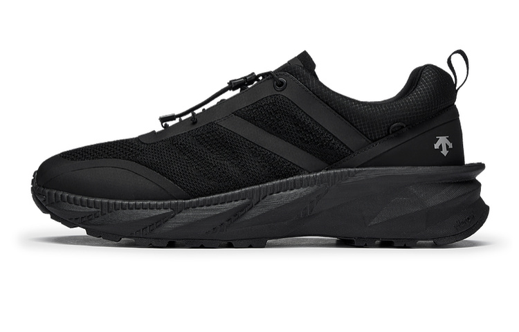 DESCENTE ALLTERRAIN Fabric Rebound Low top Casual Running Shoes Unisex Black