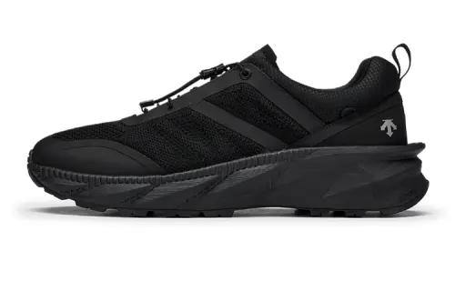 DESCENTE ALLTERRAIN Fabric Rebound Low top Casual Running Shoes Unisex Black