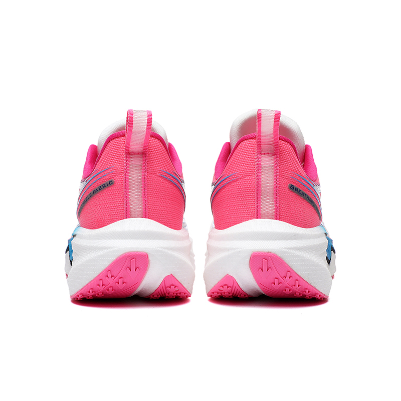 Up Run Running Shoes Unisex White Pearl Rose Red