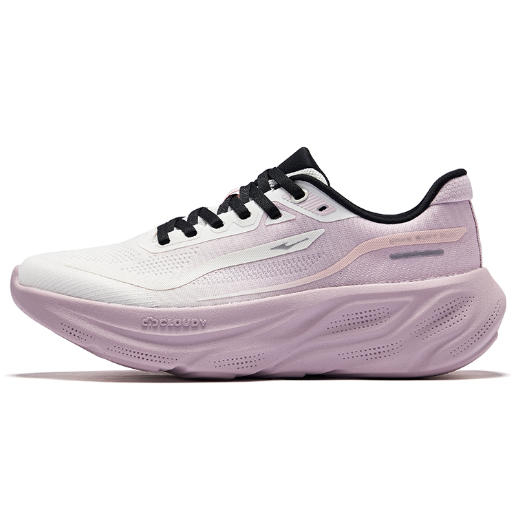 Erke Abrasion Resistant Breathable Low top Casual Running Shoes Women’s Microcrystal White Lotus