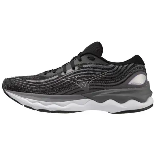Mizuno Wave Skyrise 4 Slip Resistant Abrasion Resistant Low top Running Shoes Women's Black Gray