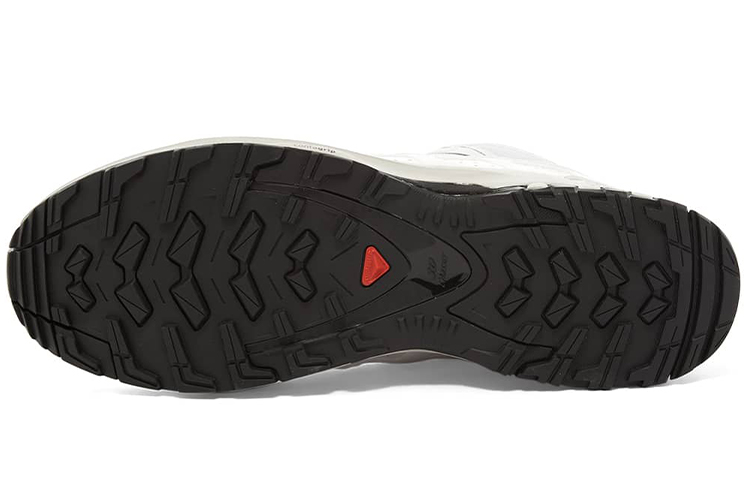 SALOMON Mesh, Textile Cushioning Slip Resistant Abrasion Resistant Lightweight Low top Running Shoes Men’s White Green