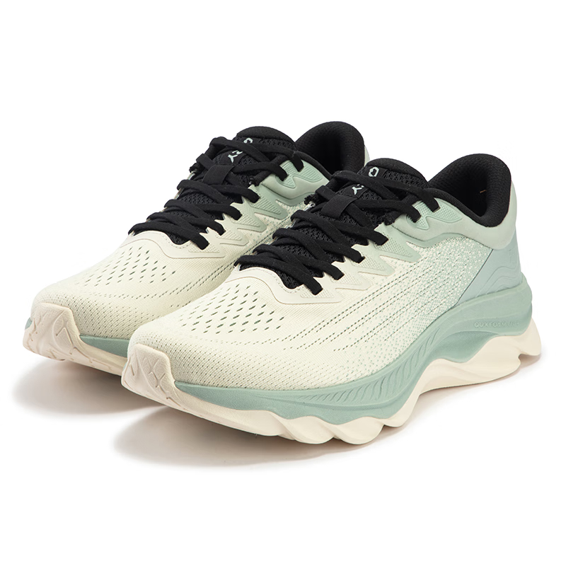 361° Cushioning Breathable Low top Casual Running Shoes Men’s Beige Green
