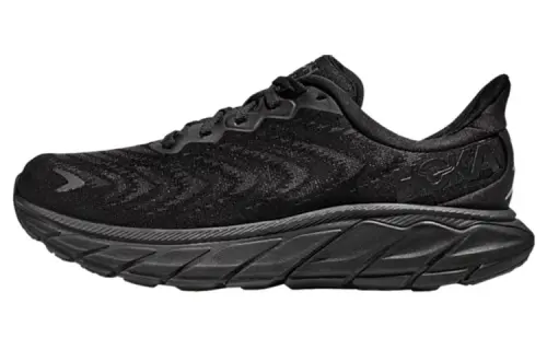 HOKA ONE ONE Arahi 6 Cushioning Slip Resistant Abrasion Resistant Low top Running Shoes Women's Black