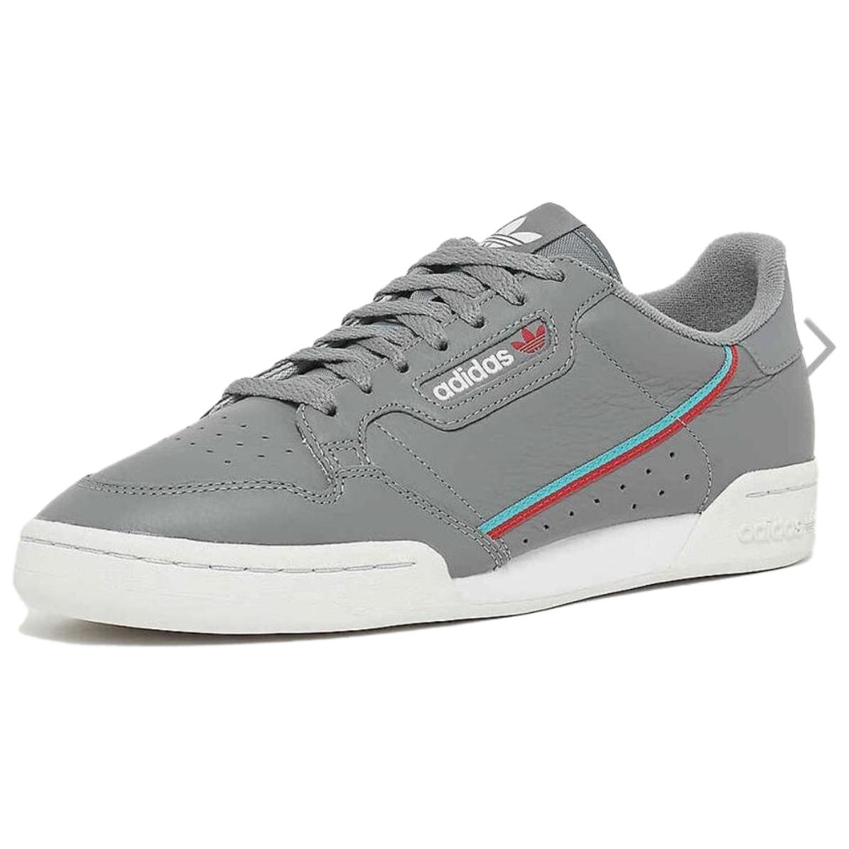 Мужские кеды adidas originals Continental 80 (серые) — фото 2