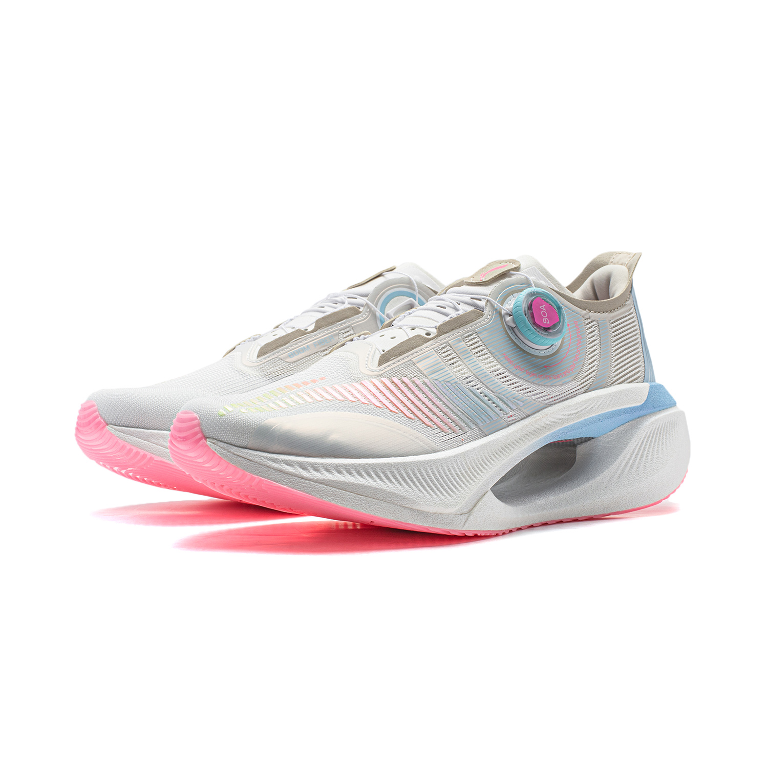 Li Ning Shadow 2.0 Cushioning Slip Resistant Abrasion Resistant Breathable Rebound Low top Casual Running Shoes Unisex