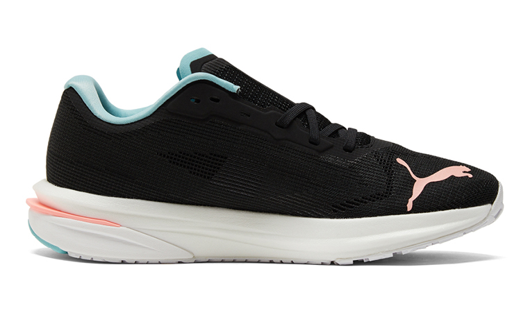 Женские кроссовки PUMA Velocity Nitro 1 (черно-бело-синие) — фото 2