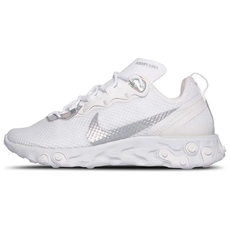 Nike React Element 55 Low top Marathon Running Shoes Women's White