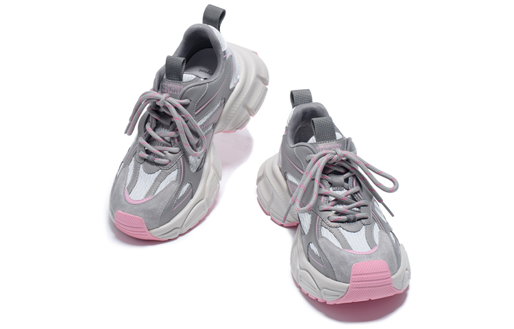 OG Offground Shan Xing Cushioning Abrasion Resistant Breathable Low top Casual Running Shoes Women’s Sand Pink