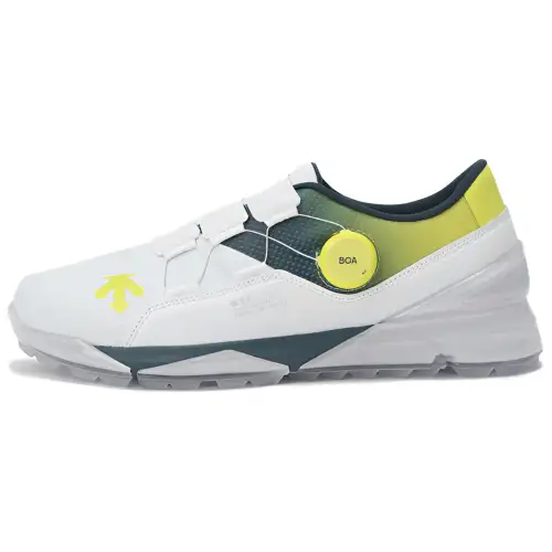 DESCENTE Low top Golf Shoes Men's White Green Overseas Version