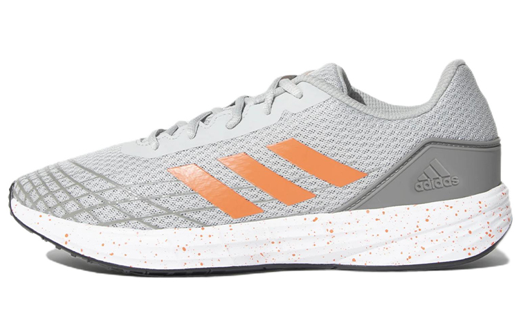 Adidas Fraizer Comfortable Fabric Slip Resistant Abrasion Resistant Low top Running Shoes Men's Gray Orange