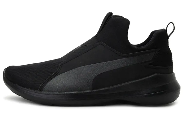 PUMA Rebel Comfortable Cushioning, Wear Resistant Low top Running Shoes Women's Pure Black