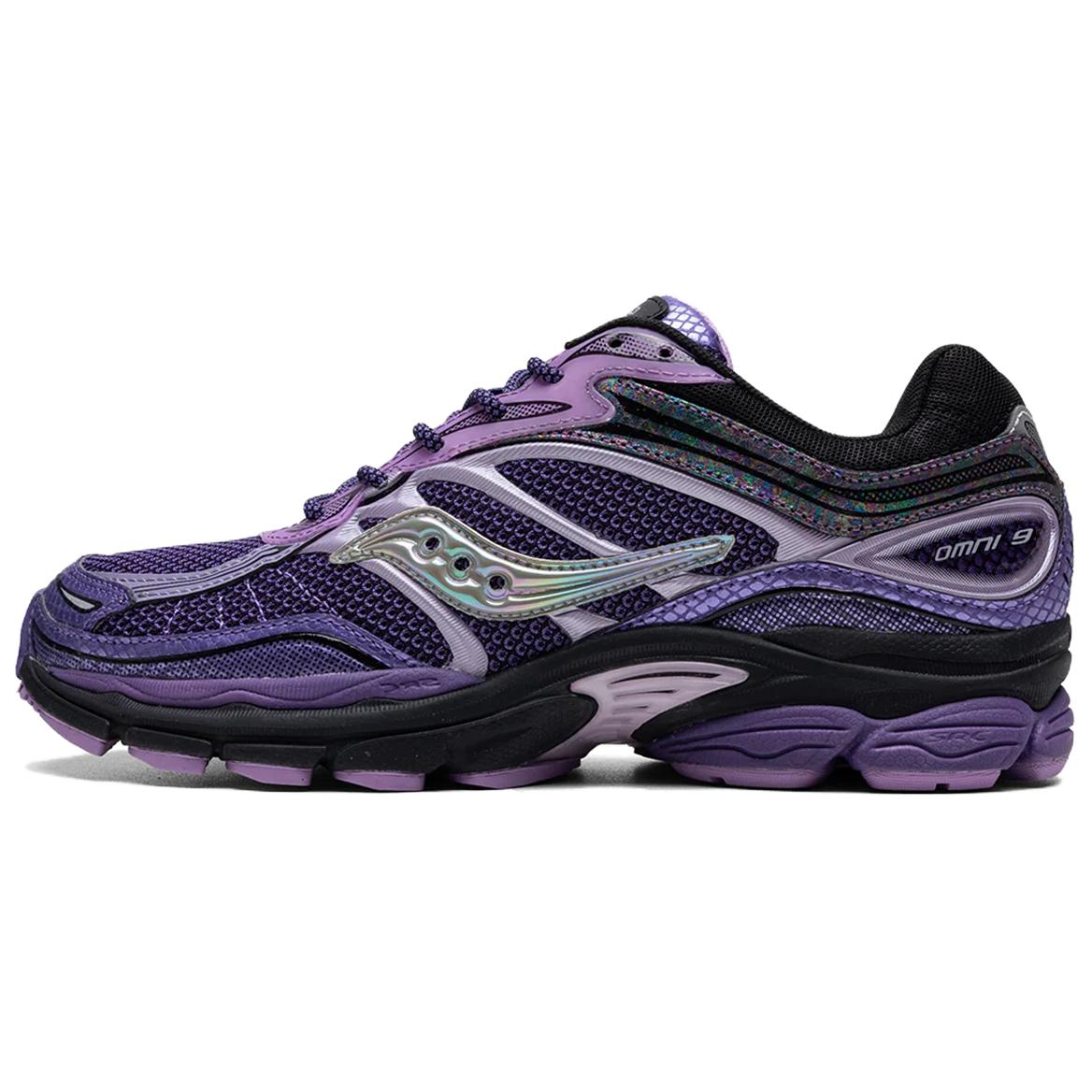 Saucony Pro Grid Omni 9 Classic And Versatile Running Shoes Men’s Purple