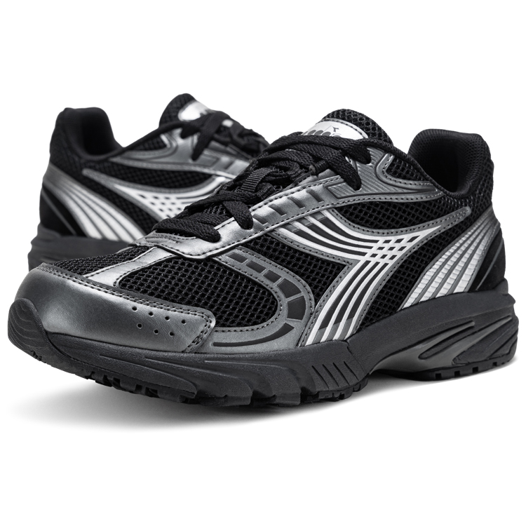 Diadora Breathable Low top Running Shoes Unisex Black