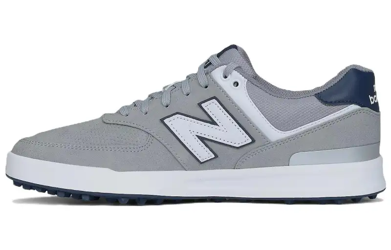 New Balance NB 574 Golf Shoes Men's Low Top Gray/White/Blue