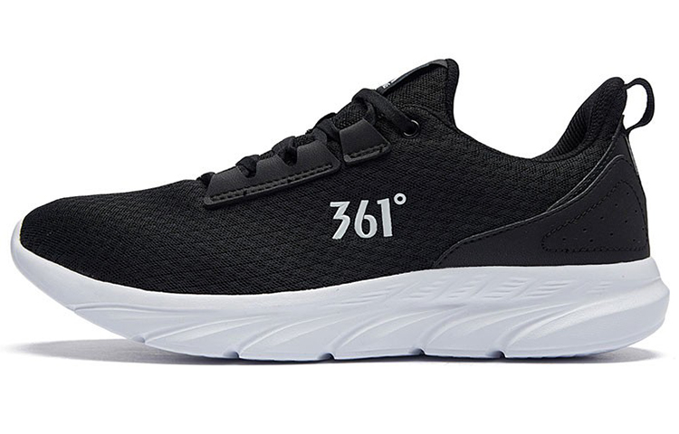 361° Fitness Breathable Low top Running Shoes Men’s Black White
