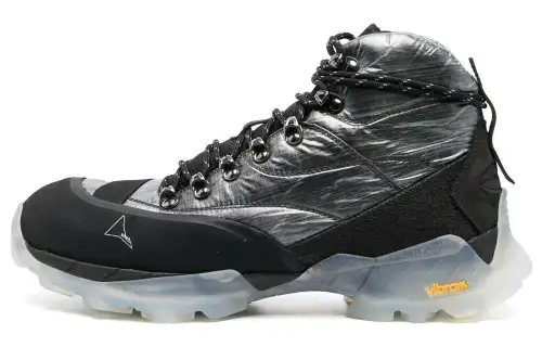 ROA Leather High top Outdoor Shoes Men's Black