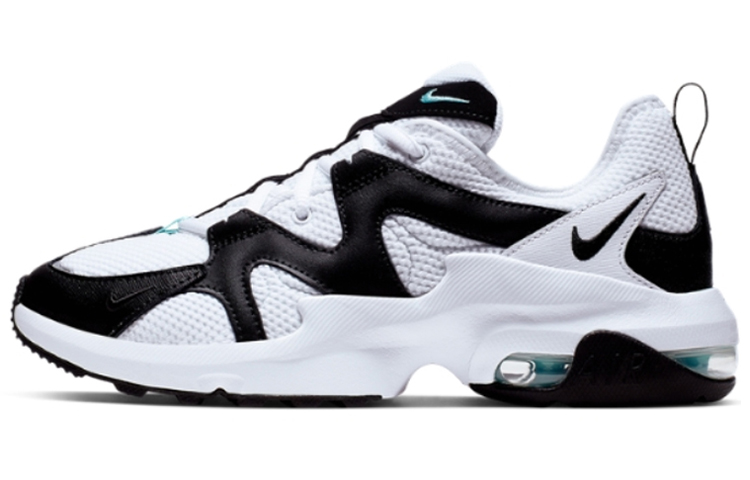 Nike Air Max Graviton trendy fashion fabric low-top air cushion casual running shoes women's black and white