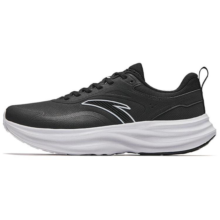 Anta Light Cloud Cushioning Lightweight Rebound Cushioning Lightweight Rebound Low top Running Shoes Men’s Black White