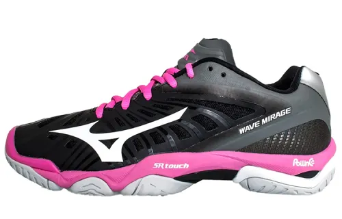 Mizuno Wave Mirage Nb Cozy Wear resistant Black Pink White Women's