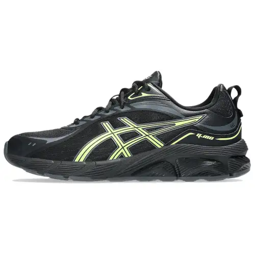 Asics Gel Quantum 180 8 Artificial Leather Cushioning Casual Running Shoes Men's Black