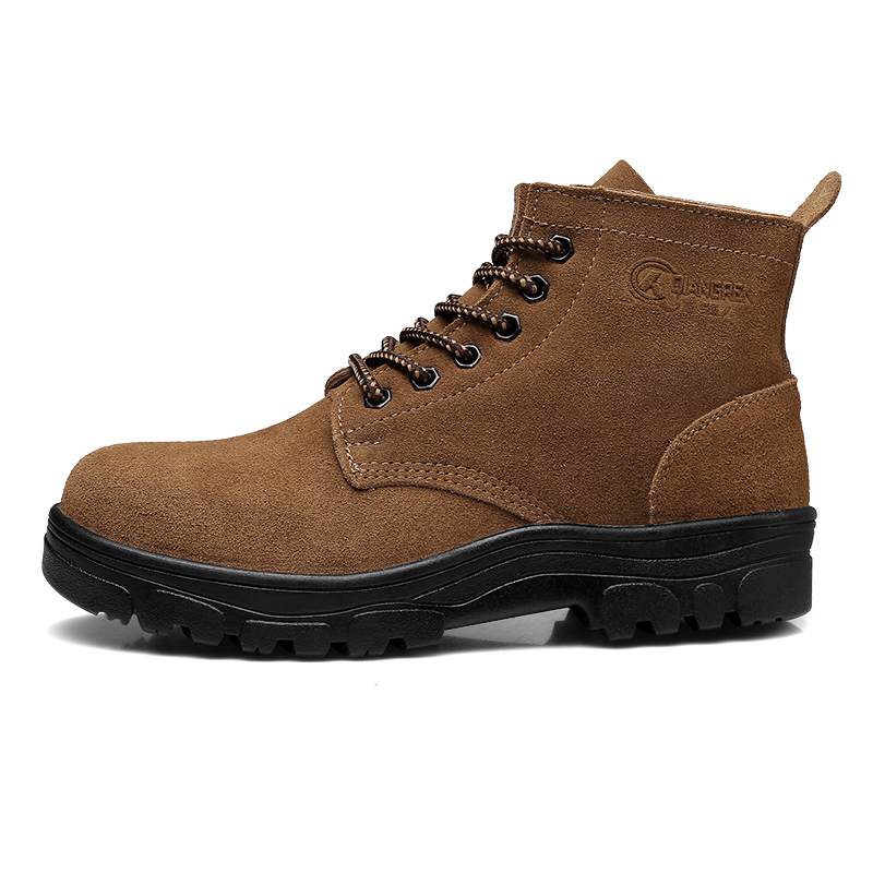 Qiangren 3515 steel toe-toe anti-smash safety shoes, breathable work shoes, labor protection shoes, same style for men and women
