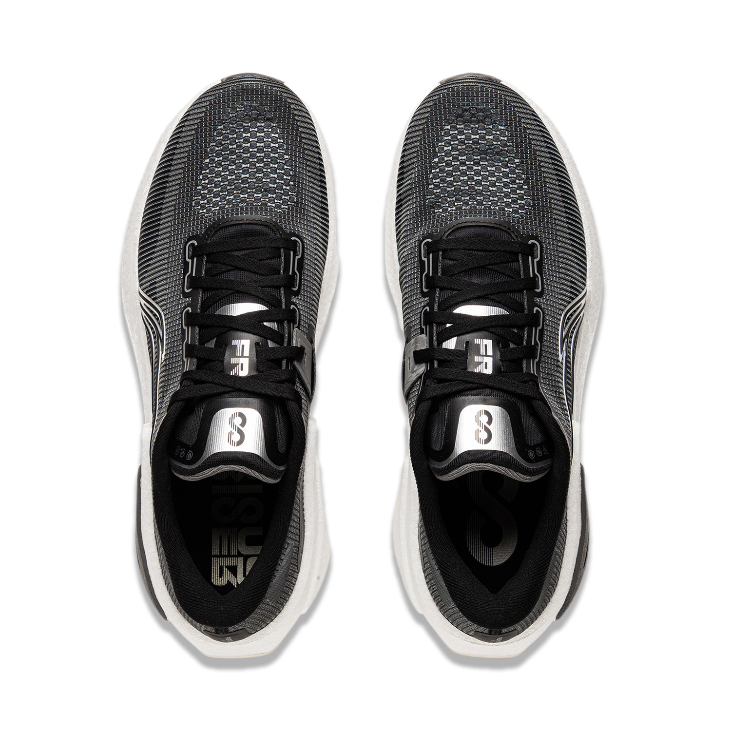 Li Ning Cushioning Slip Resistant Abrasion Resistant Breathable Low top Running Shoes Men’s Black White