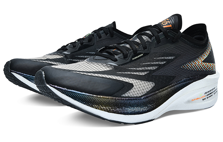 361° Feiran 1 Comfortable Mesh Cushioning Slip Resistant Abrasion Resistant Low top Running Shoes Men’s Black White
