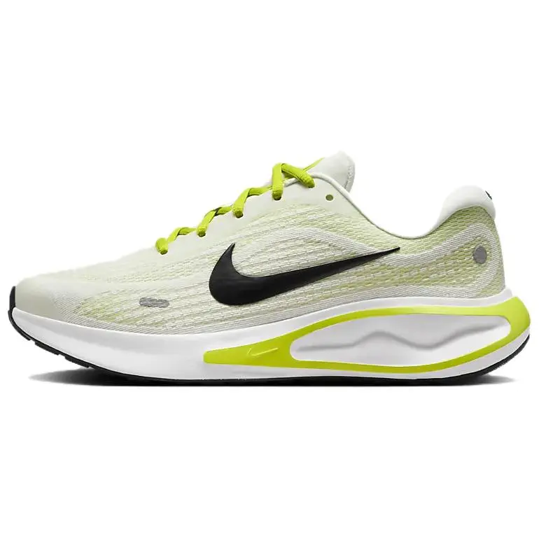 Nike Journey Run Comfortable And Lightweight Fabric Low top Casual Running Shoes Women's Green White