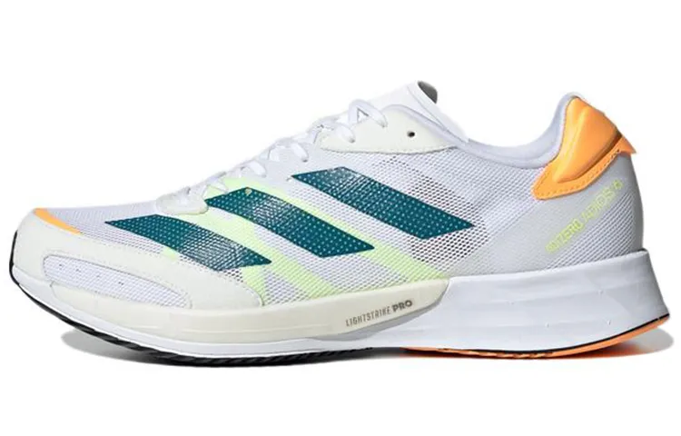 Adidas Adizero Adios 6 'White Teal Flamingo Orange'