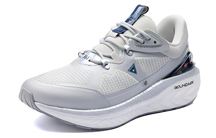 361° Comfortable Mesh, Textile Cushioning Low top Running Shoes Men’s Silver White Comfortable