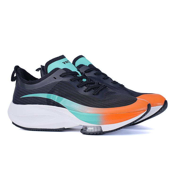 VOIT Running Shoes Unisex Low Top Black Rainbow