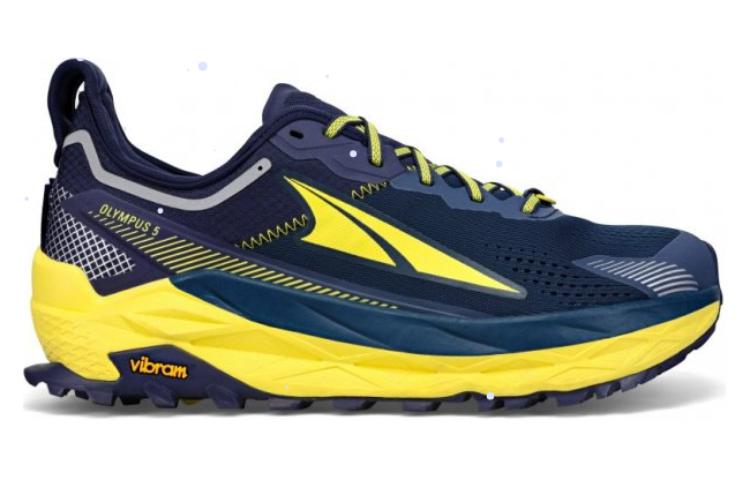 Altra Olympus 5 Cushioning Abrasion Resistant Cushioning, Wear Resistant Low top Running Shoes Men’s Black Yellow