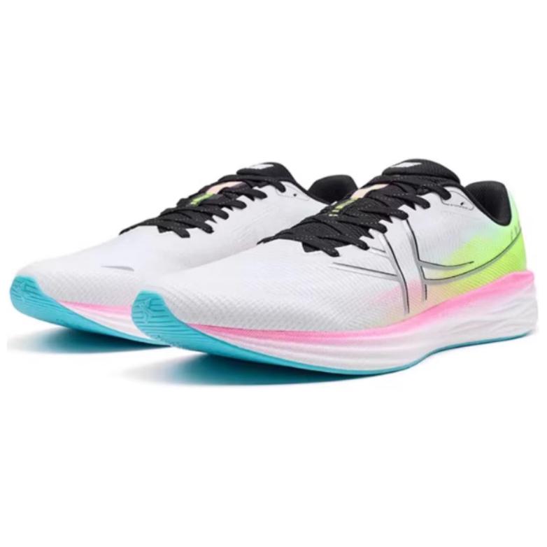 XTEP 5.0LITE Slip Resistant Abrasion Resistant Low top Casual Running Shoes Men’s White Green Pink