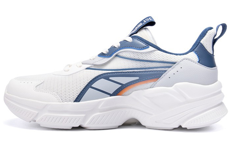 361° Comfortable Breathable Low top Running Shoes Men’s White Blue Casual Mesh