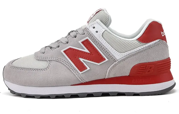 New Balance 574 Series Of Grey Red Women's