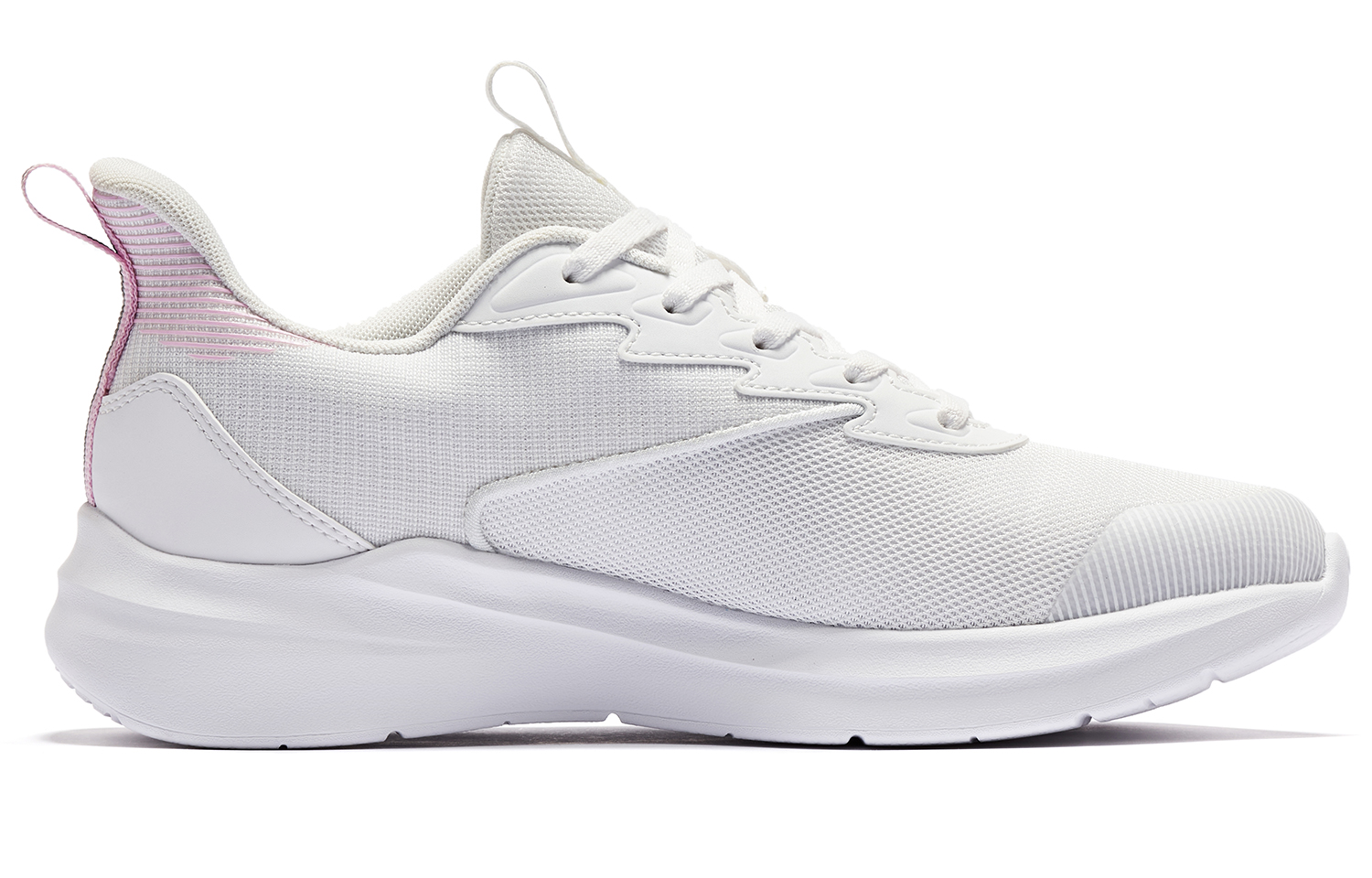 QIAODAN Mesh Slip Resistant, Abrasion Resistant, Lightweight Low top Running Shoes Women’s Pink