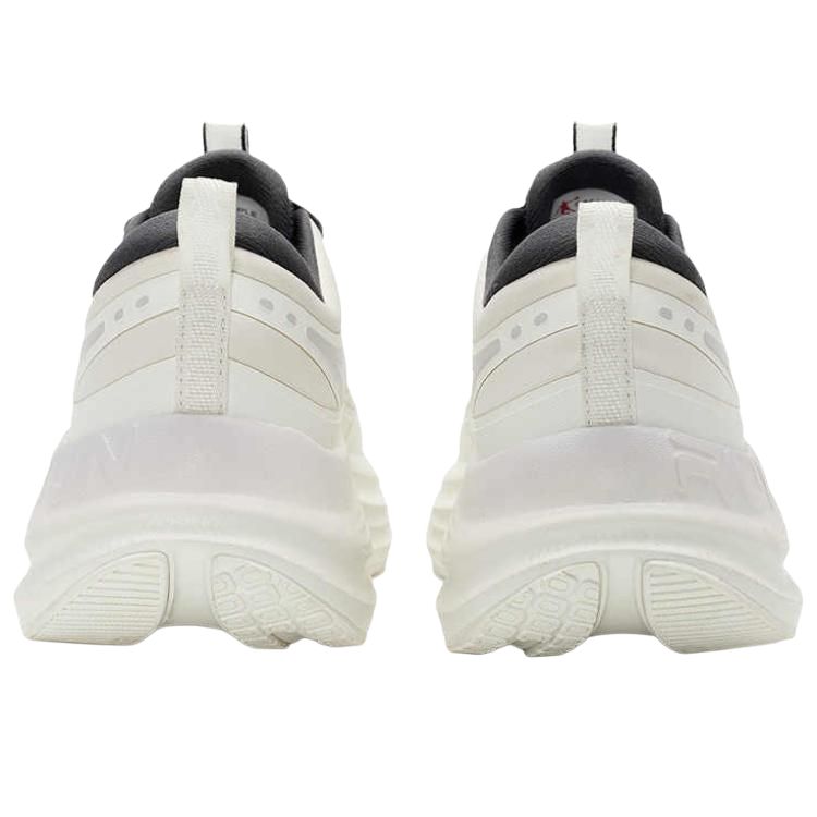 QIAODAN Cushioning Breathable Lightweight Low top Long Distance Running Shoes Women’s Gray White